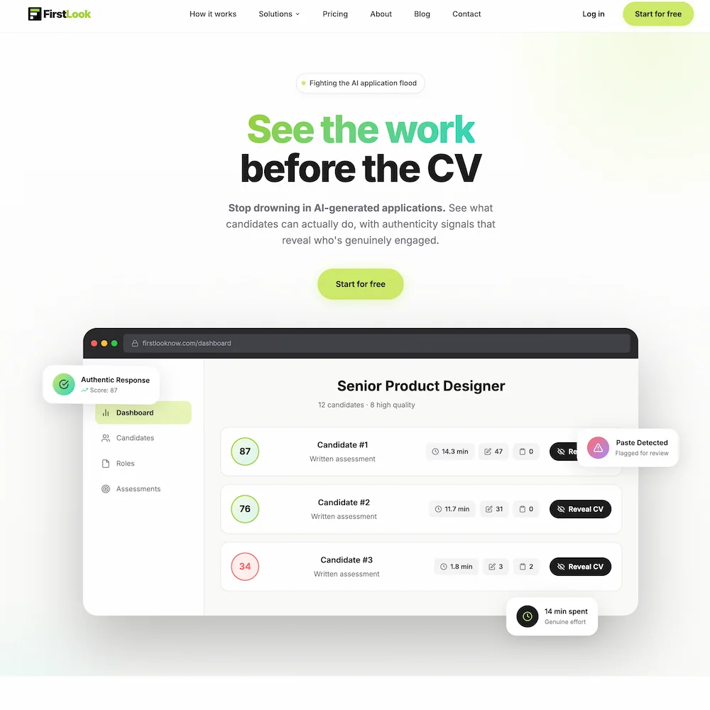 FirstLook website designed by Xander Marketing