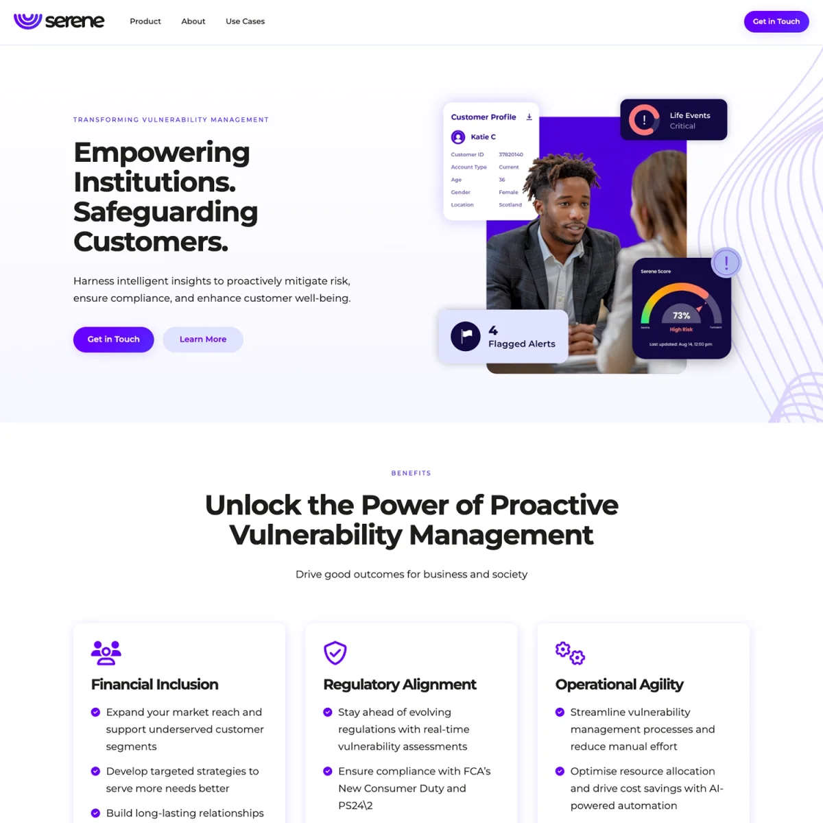 Serene website designed by Xander Marketing