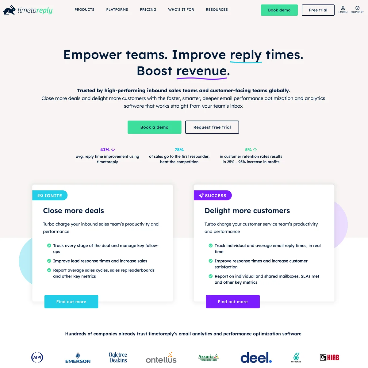 timetoreply website designed by Xander Marketing