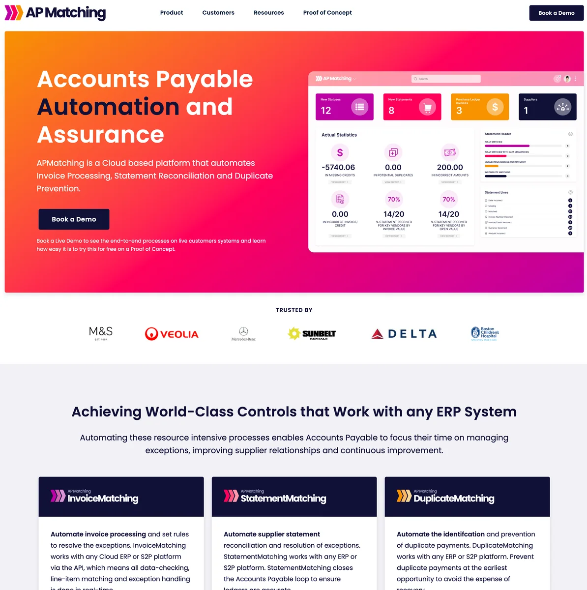 AP Matching website designed by Xander Marketing