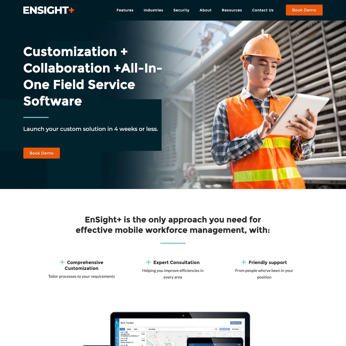 EnSight+ website designed by Xander Marketing