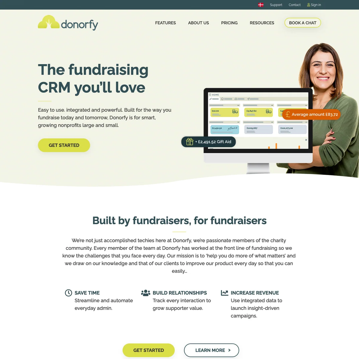 Donorfy website designed by Xander Marketing