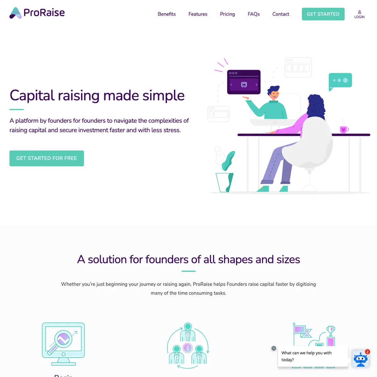 ProRaise website designed by Xander Marketing