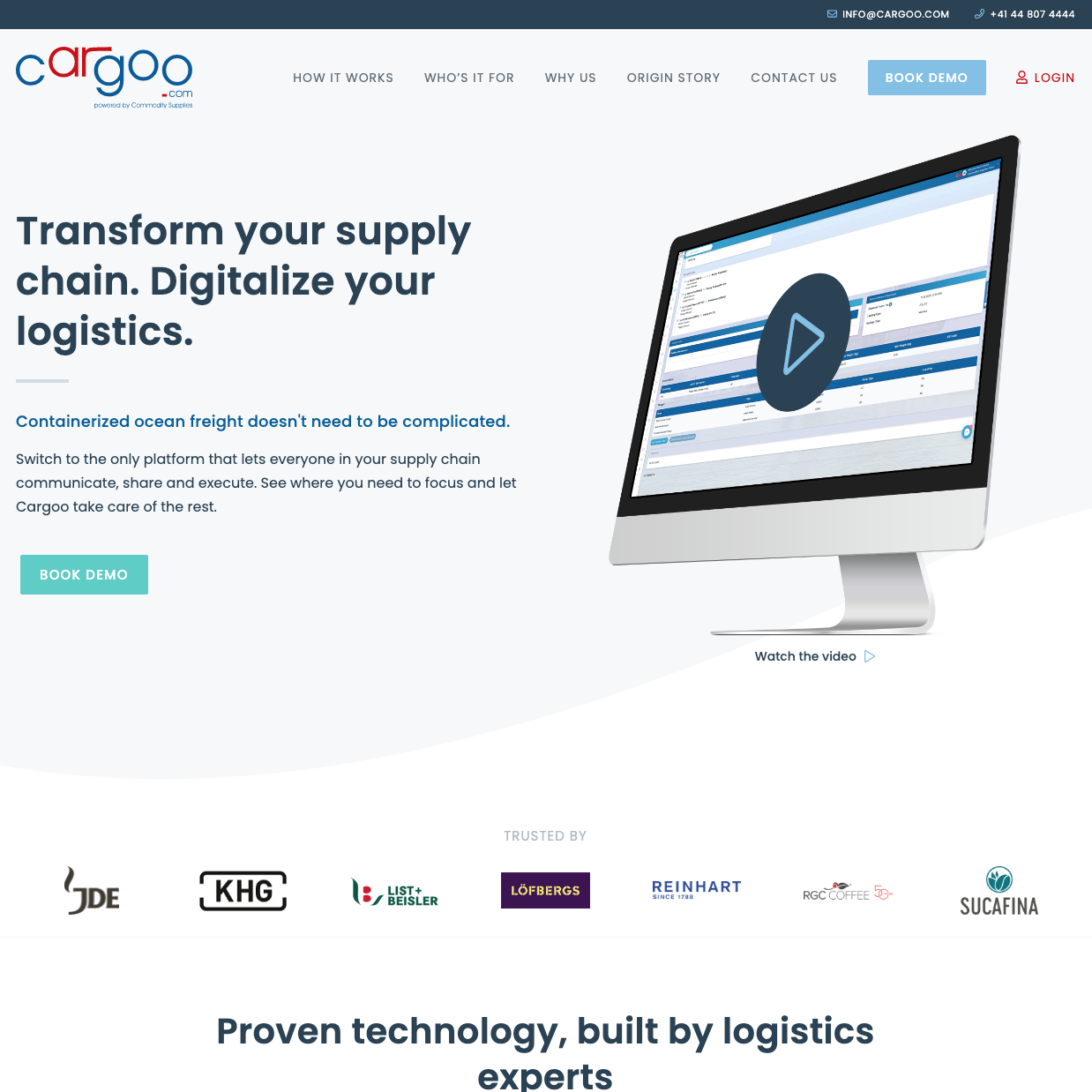 Cargoo Website